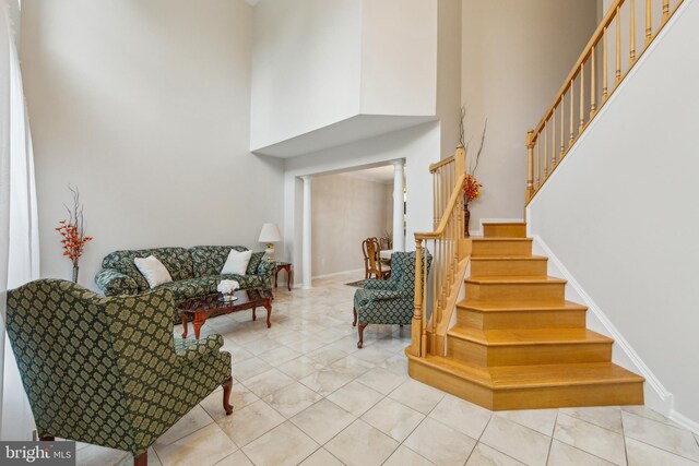 537 Tawnyberry Ln, Collegeville, PA 19426 - entryway featuring a high ceiling and stairs