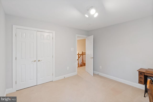 1490 Jakes Creek Dr, Woodbine, MD 21797 - unfurnished bedroom featuring carpet flooring, baseboards, and a closet