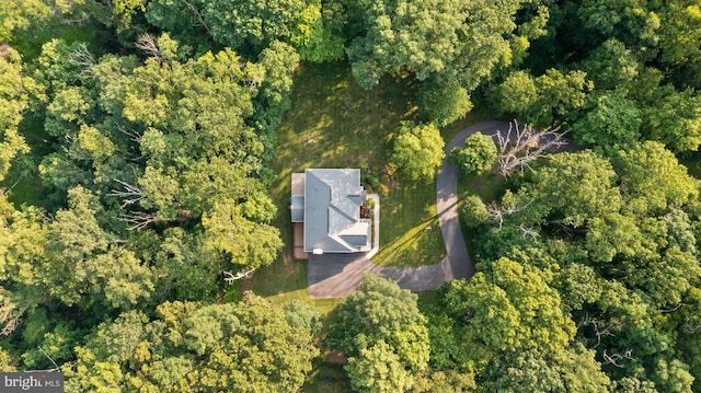 1490 Jakes Creek Dr, Woodbine, MD 21797 - aerial view of property's location featuring a heavily wooded area