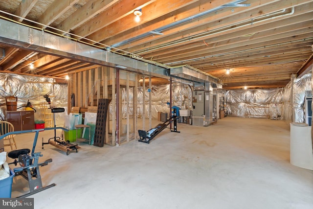 1490 Jakes Creek Dr, Woodbine, MD 21797 - unfinished below grade area with heating unit