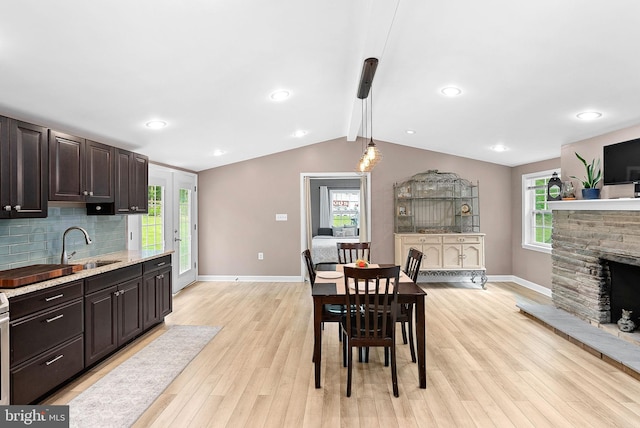 83 Ridge Crest Dr, Harpers Ferry, WV 25425 - dining space featuring baseboards, light wood-style flooring, and plenty of natural light