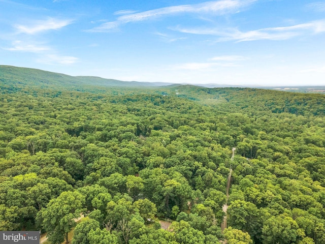 83 Ridge Crest Dr, Harpers Ferry, WV 25425 - aerial view of a heavily wooded area and mountains