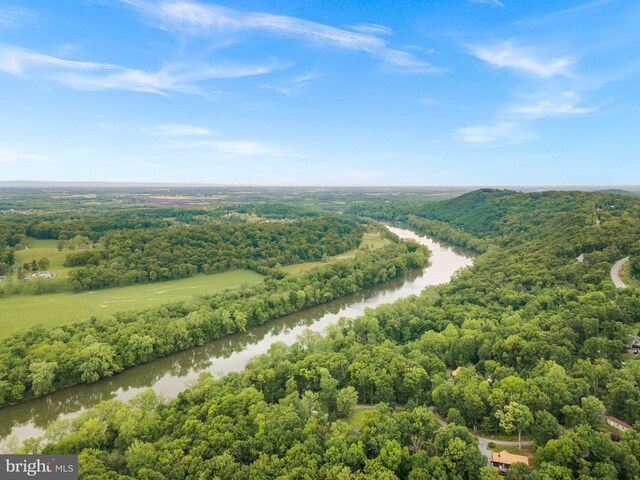 83 Ridge Crest Dr, Harpers Ferry, WV 25425 - bird's eye view of a large body of water and a forest