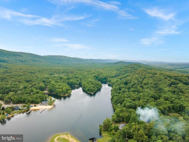 83 Ridge Crest Dr, Harpers Ferry, WV 25425 - aerial view of a forest and a water and mountain view