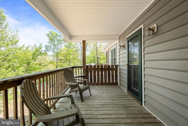 392 Passage Ln, Mc Gaheysville, VA 22840 - view of wooden deck