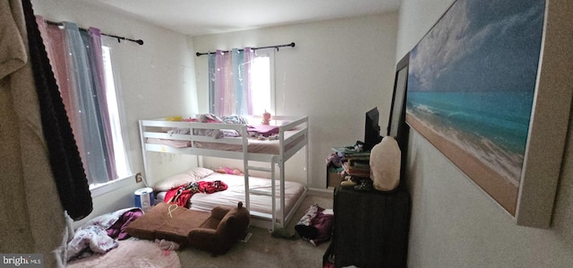 bedroom featuring carpet floors
