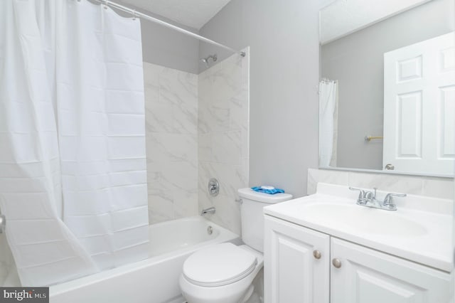 17 Powhurst Ct, Nottingham, MD 21236 - bathroom featuring shower / bath combo, toilet, and vanity
