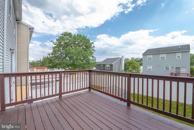 17 Powhurst Ct, Nottingham, MD 21236 - deck with a residential view