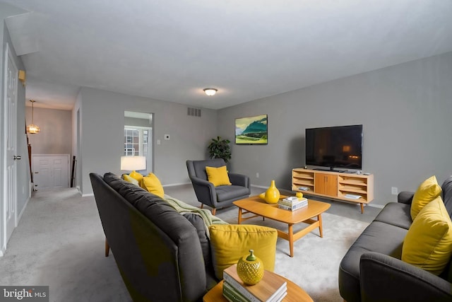 17 Powhurst Ct, Nottingham, MD 21236 - living room featuring light colored carpet and baseboards