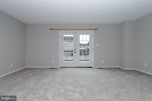 17 Powhurst Ct, Nottingham, MD 21236 - unfurnished room featuring french doors, carpet, and baseboards