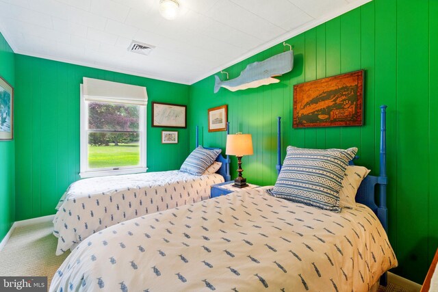 300 Hickory Ln, Chestertown, MD 21620 - bedroom with crown molding and carpet flooring