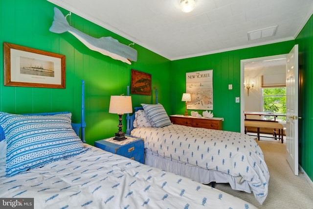 300 Hickory Ln, Chestertown, MD 21620 - carpeted bedroom with ornamental molding