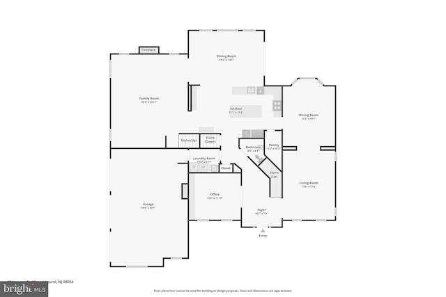 13 Lenape Ct, Mount Laurel, NJ 08054 - floor plan / room layout