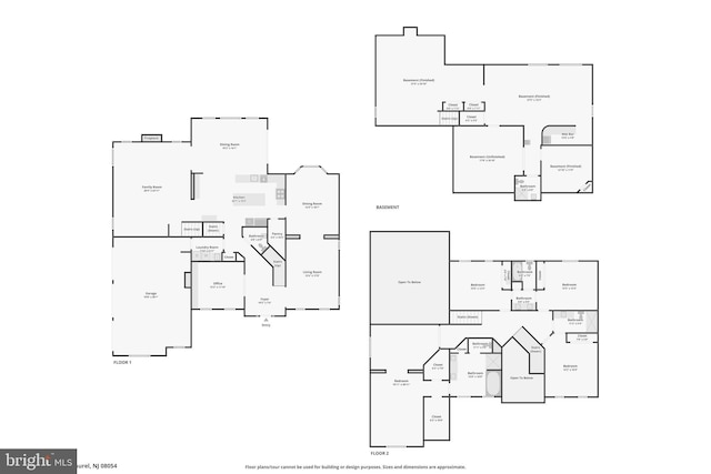 13 Lenape Ct, Mount Laurel, NJ 08054 - floor plan / room layout