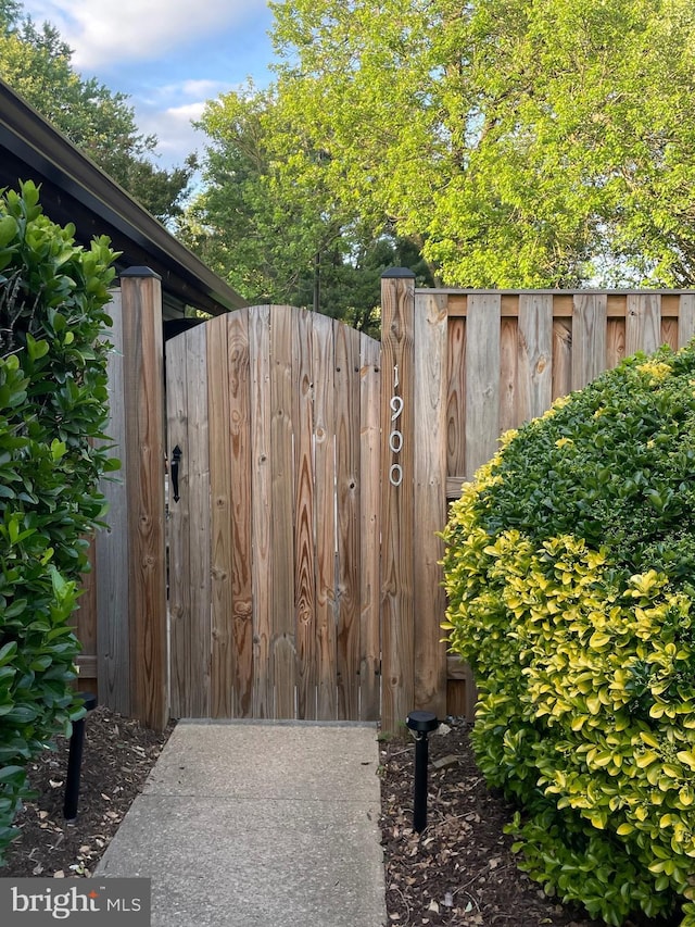 view of gate