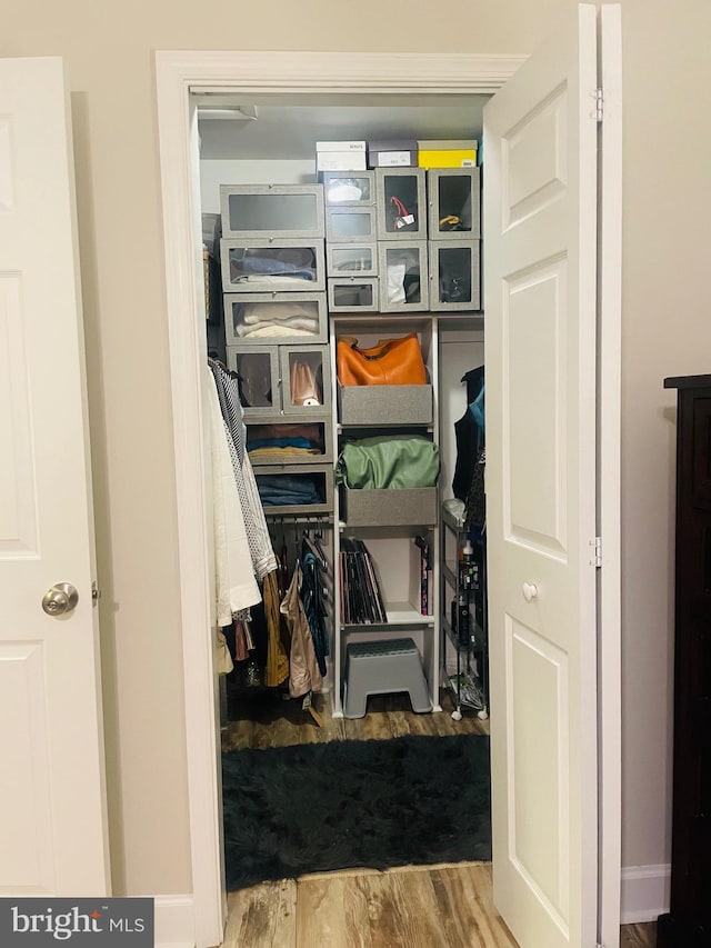 view of closet
