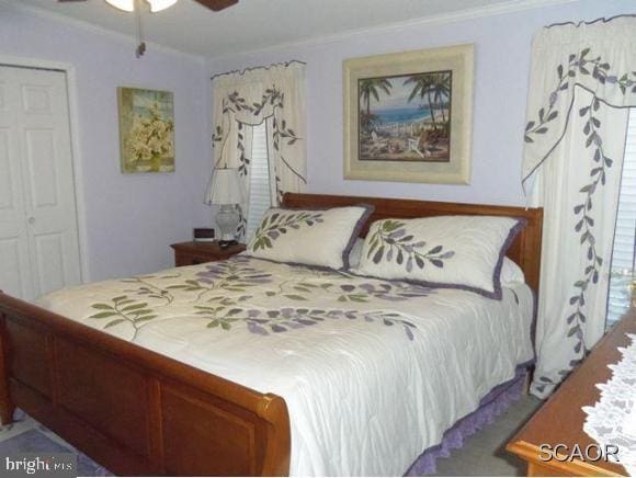 38802 Tyler Ave, Selbyville, DE 19975 - bedroom with ornamental molding and ceiling fan