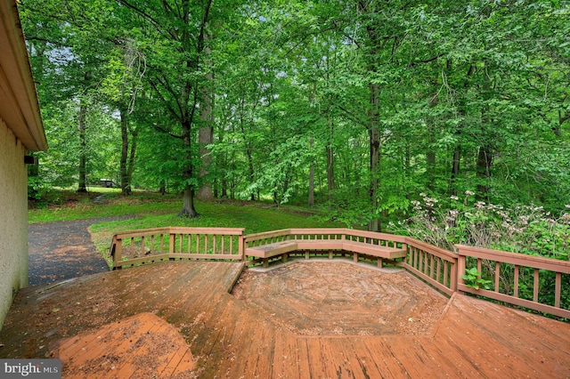 view of deck
