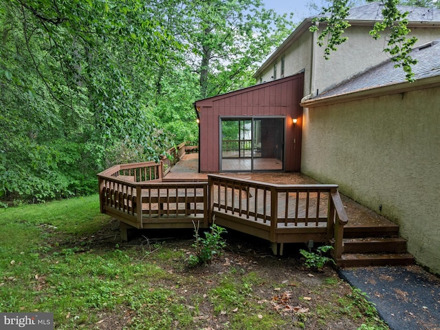view of deck