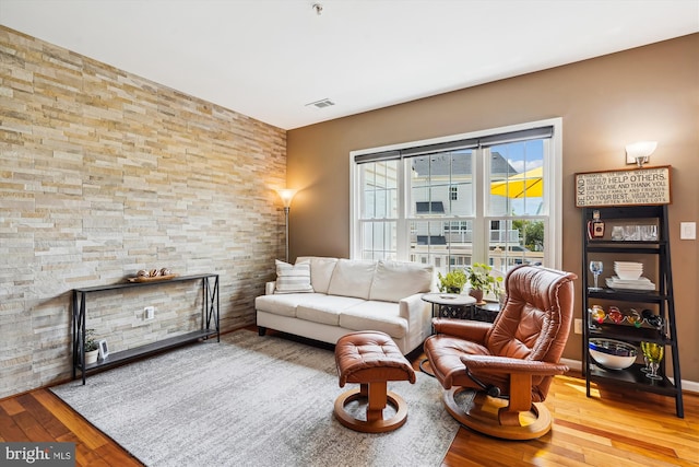 623 Main St Unit 623-B, Gaithersburg, MD 20878 - living area with wood-type flooring