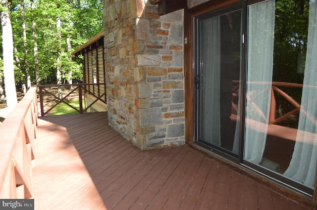 view of deck