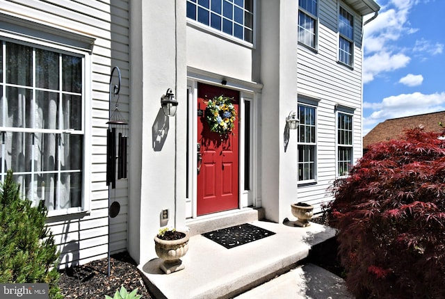 view of entrance to property