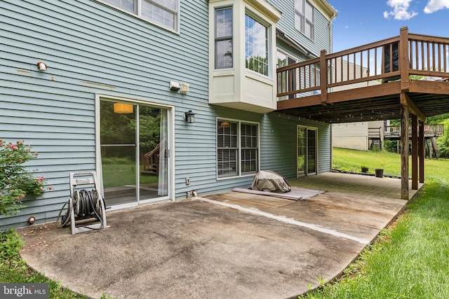 16110 Amethyst Ln, Bowie, MD 20716 - view of patio featuring a deck