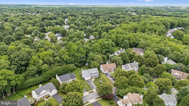 16110 Amethyst Ln, Bowie, MD 20716 - aerial perspective of suburban area featuring a forest