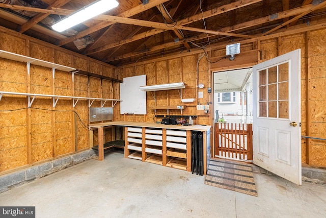 116 N Brobst St, Shillington, PA 19607 - miscellaneous room with a workshop area and concrete flooring