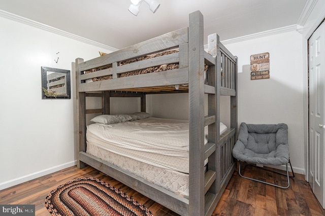 1070 George Brown Rd, Millerstown, PA 17062 - bedroom featuring ornamental molding, baseboards, and wood finished floors