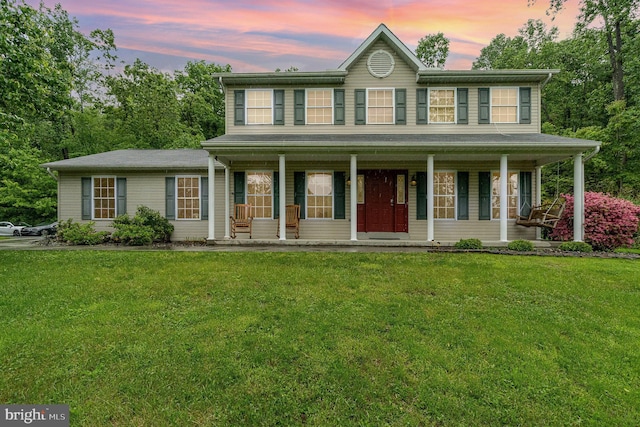 1070 George Brown Rd, Millerstown, PA 17062 - colonial inspired home with a porch and a front yard