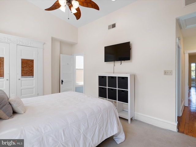 1503 W Tenth St, Wilmington, DE 19806 - bedroom featuring carpet flooring, a ceiling fan, and baseboards
