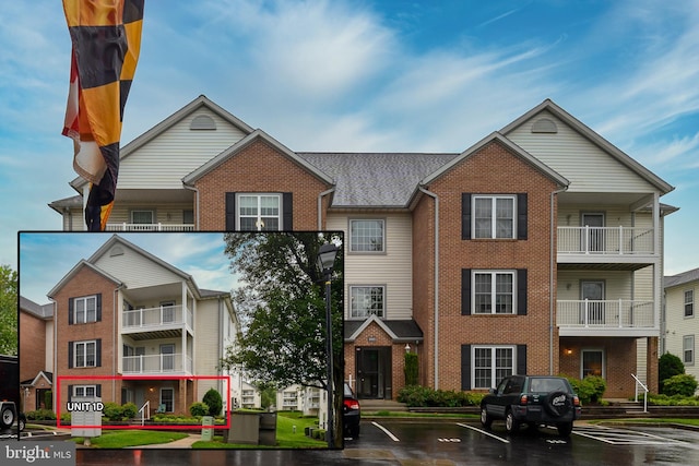 2021 Rudy Serra Dr Unit 1D, Eldersburg, MD 21784 - view of front of house featuring brick siding and uncovered parking
