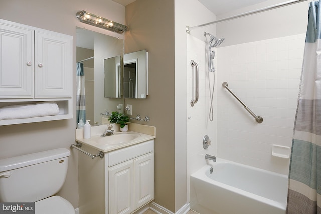 2021 Rudy Serra Dr Unit 1D, Eldersburg, MD 21784 - full bathroom featuring shower / bathtub combination with curtain, vanity, and toilet