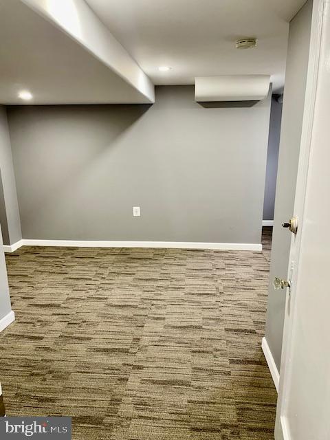 25 Elmont Ave, Baltimore, MD 21206 - finished below grade area with baseboards and recessed lighting