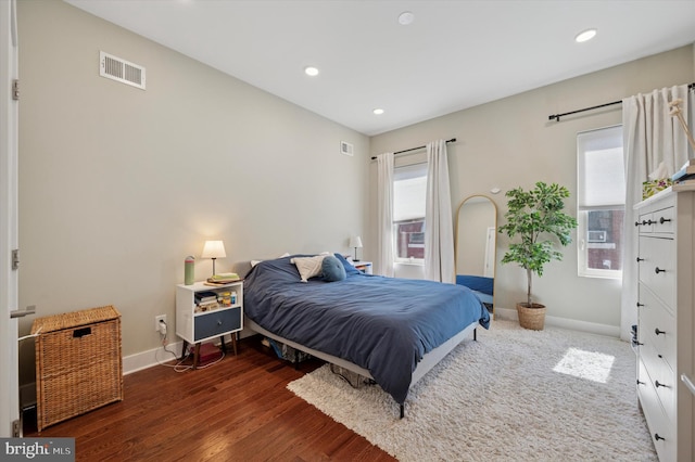 1322 N Hollywood St, Philadelphia, PA 19121 - bedroom with baseboards, recessed lighting, and wood finished floors