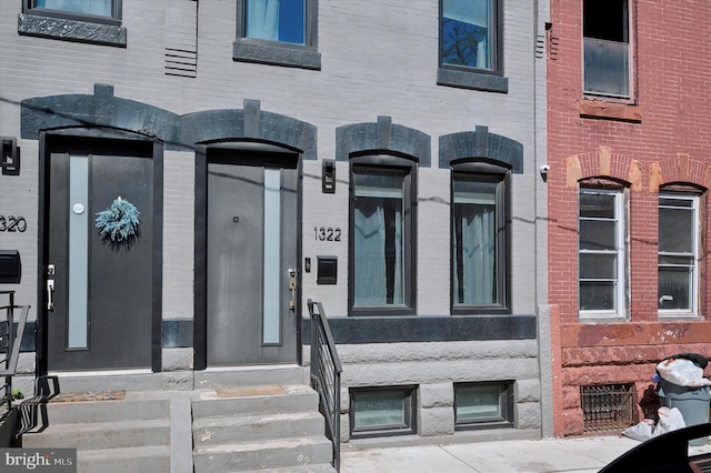1322 N Hollywood St, Philadelphia, PA 19121 - view of exterior entry featuring brick siding