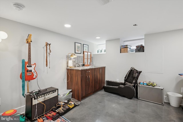1322 N Hollywood St, Philadelphia, PA 19121 - indoor bar with concrete floors and recessed lighting