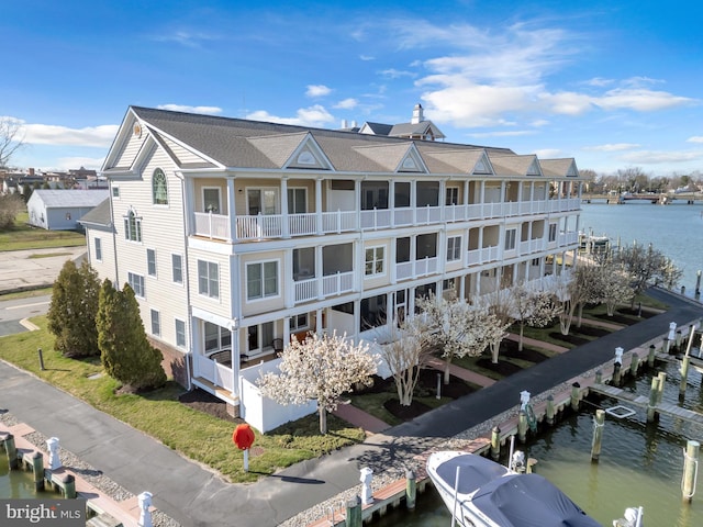 202 Muir St Unit 202, Cambridge, MD 21613 - view of building exterior featuring a water view