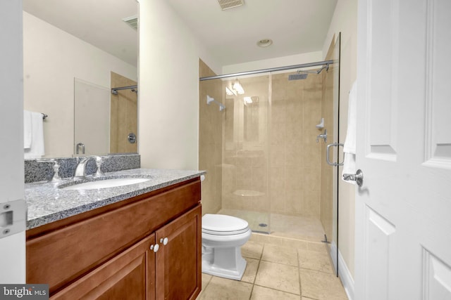 202 Muir St Unit 202, Cambridge, MD 21613 - full bath featuring a shower stall, vanity, toilet, and tile patterned flooring