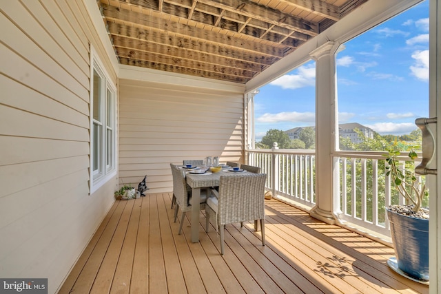 202 Muir St Unit 202, Cambridge, MD 21613 - deck featuring outdoor dining area