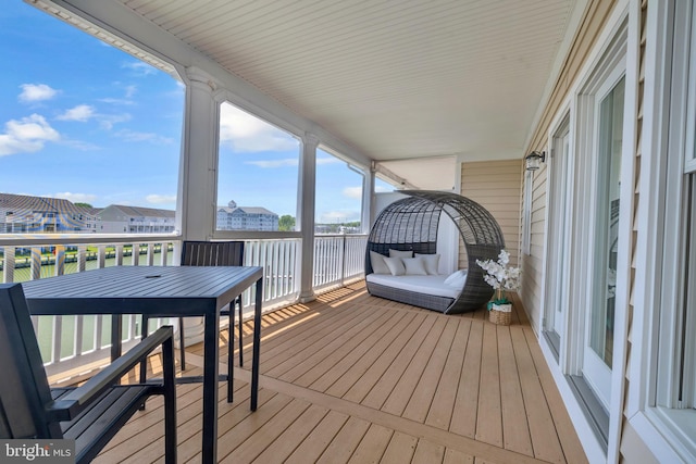 202 Muir St Unit 202, Cambridge, MD 21613 - wooden deck featuring a residential view
