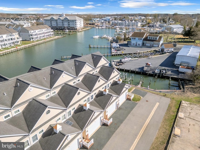 202 Muir St Unit 202, Cambridge, MD 21613 - aerial perspective of suburban area featuring a large body of water