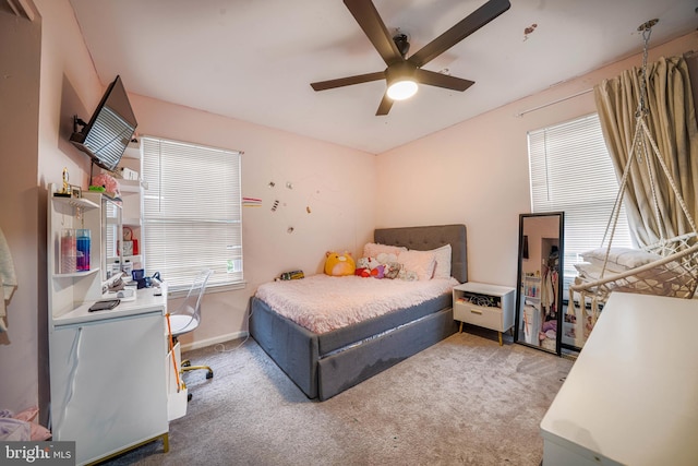 15210 Emory Ct, Bowie, MD 20716 - bedroom featuring carpet flooring and ceiling fan