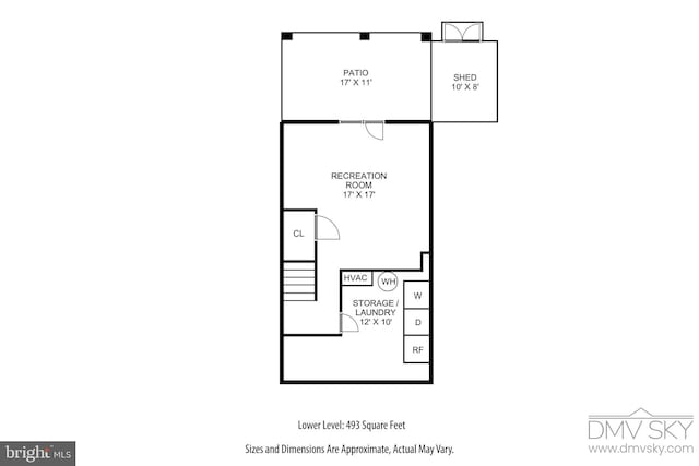 15656 Cliff Swallow Way, Rockville, MD 20853 - view of property floor plan