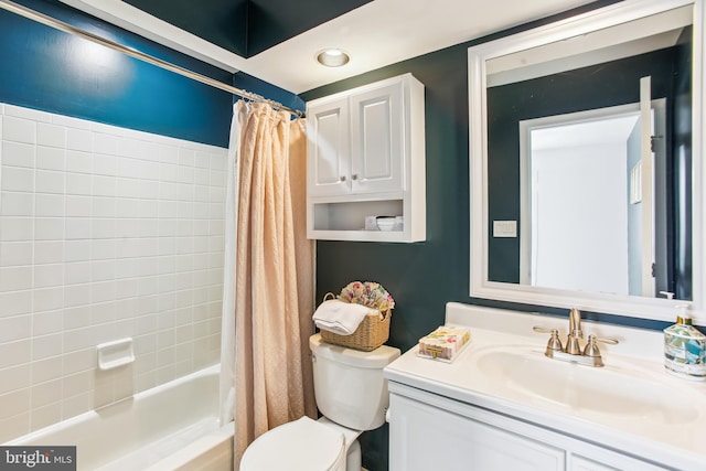 44007 Kitts Hill Ter, Ashburn, VA 20147 - full bathroom with shower / bathtub combination with curtain and vanity