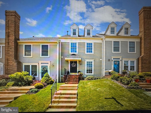 44007 Kitts Hill Ter, Ashburn, VA 20147 - view of property with a front lawn