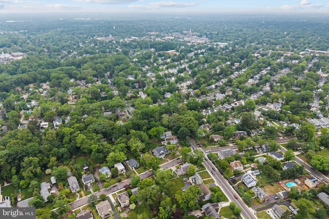 614 Maple Ave, Haddonfield, NJ 08033 - drone / aerial view