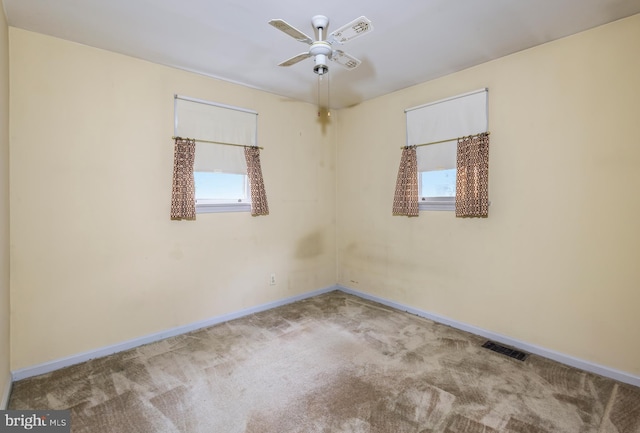 364 Driscoll Ave, Woodbury, NJ 08096 - carpeted spare room with plenty of natural light, ceiling fan, and baseboards