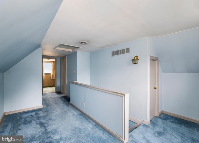 364 Driscoll Ave, Woodbury, NJ 08096 - additional living space featuring vaulted ceiling, carpet, and baseboards